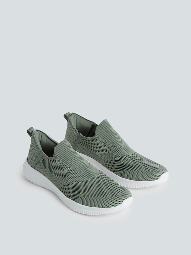 SOLEPLAY Sage Knitted Slip-On Sneakers